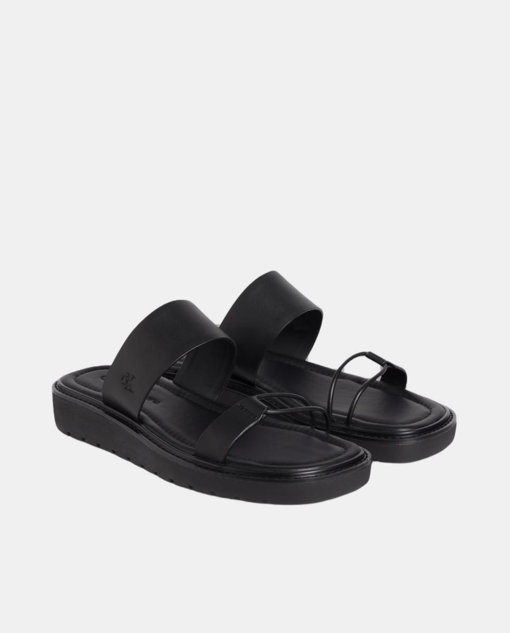 Sandálias Rasas Preto-2