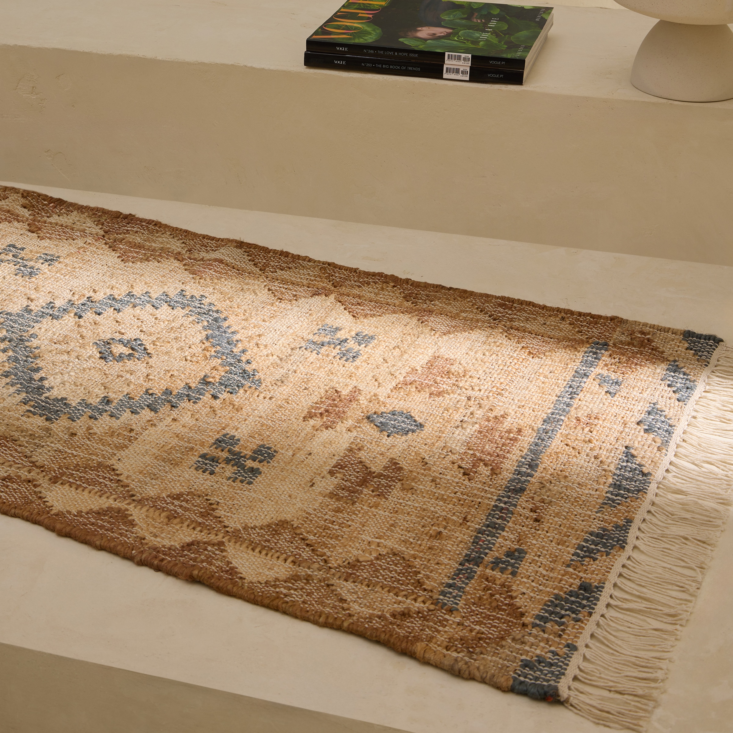 Imagem 0 de Tapete Kilim de Juta Shiraz