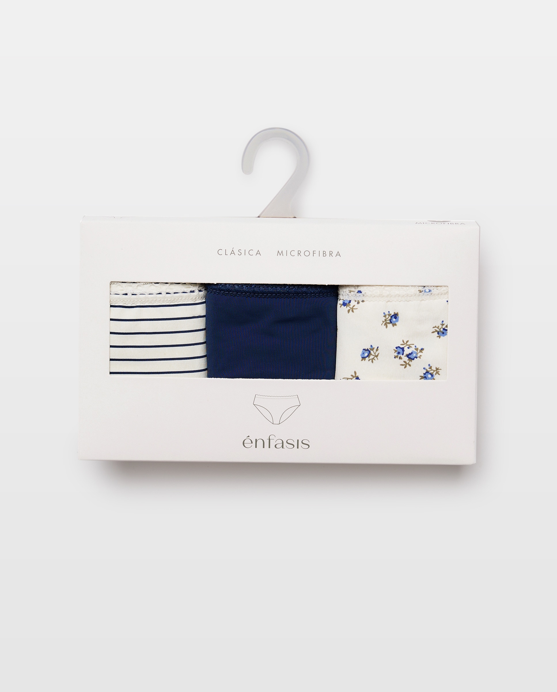 Pack de 3 Cuecas com Detalhe de Elástico Azul-marinho-6