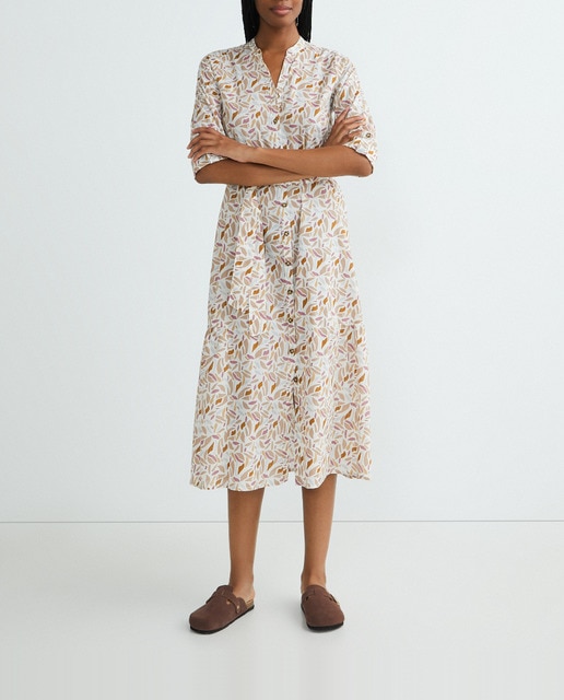 Imagen 0 de Vestido mujer camisero estampado