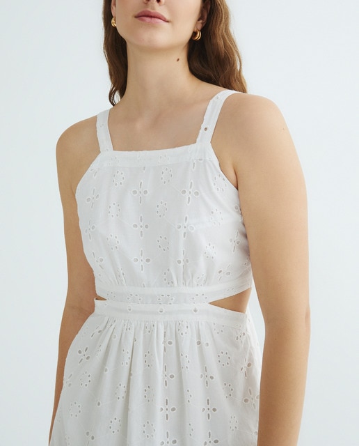 Imagen 0 de Vestido mujer bordado aberturas