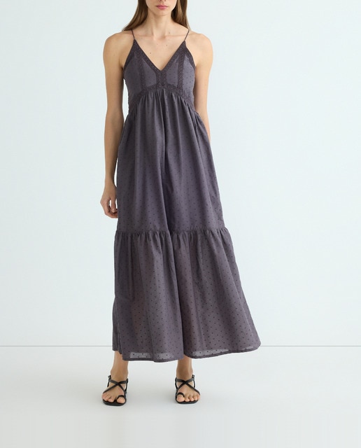 Imagen 0 de Vestido mujer tirantes bordado.