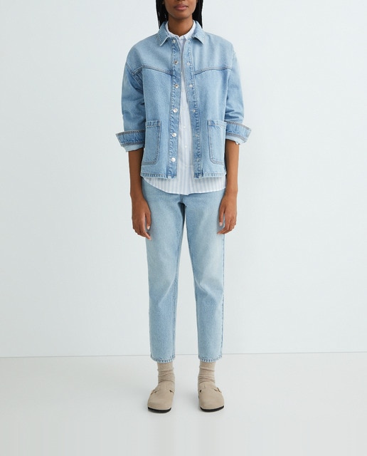 Imagen 0 de Cazadora mujer denim oversize