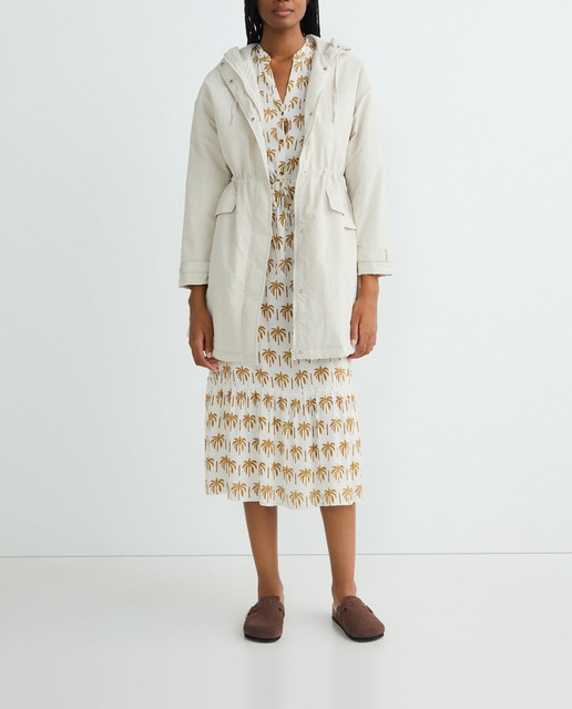 Imagen 0 de Parka náutica de mujer con forro estampado