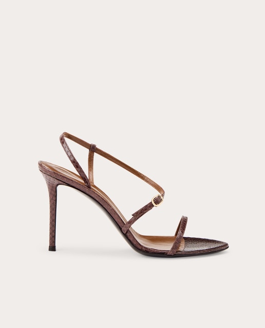 Imagen 0 de Sandalias de tacón de piel