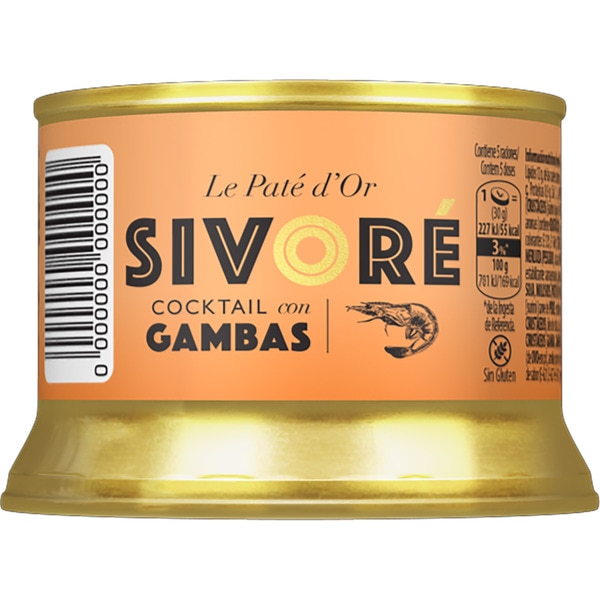 D'Or Sivore cocktail pâté with prawns tin 150 g