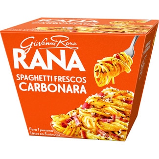 spaguettis a la carbonara 1 ración envase 357 g - Giovanni Rana