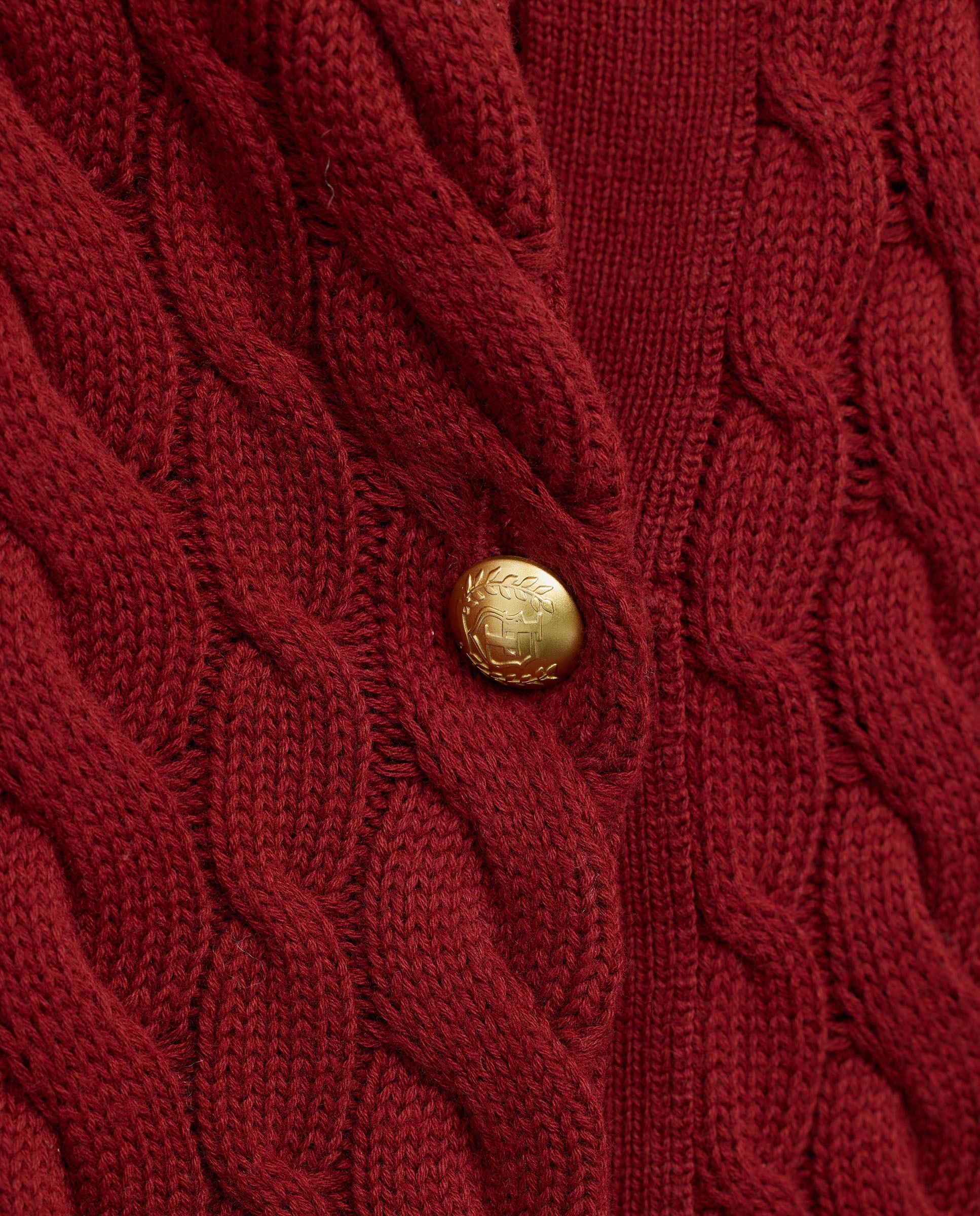 Cardigan com manga comprida Vermelhão-5