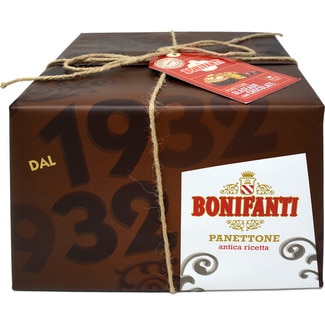 1932 panettone glaseado con chocolate estuche 1 kg - Bonifanti