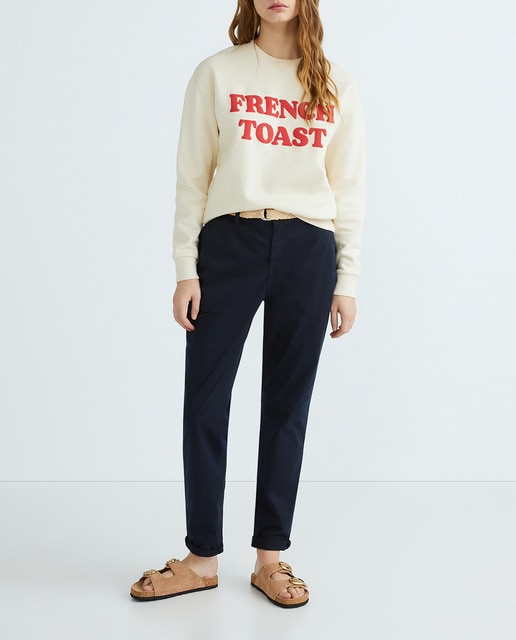 Imagen 0 de Pantalón básico de mujer chino cintura media