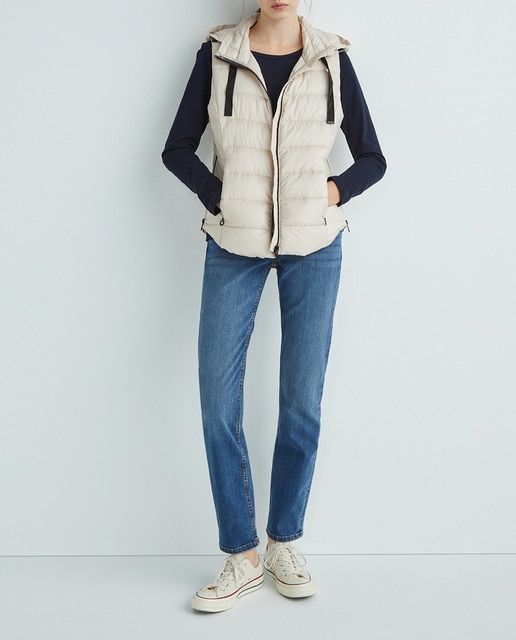 Imagen 0 de Vaqueros básicos de mujer Straight fit 5 bolsillos