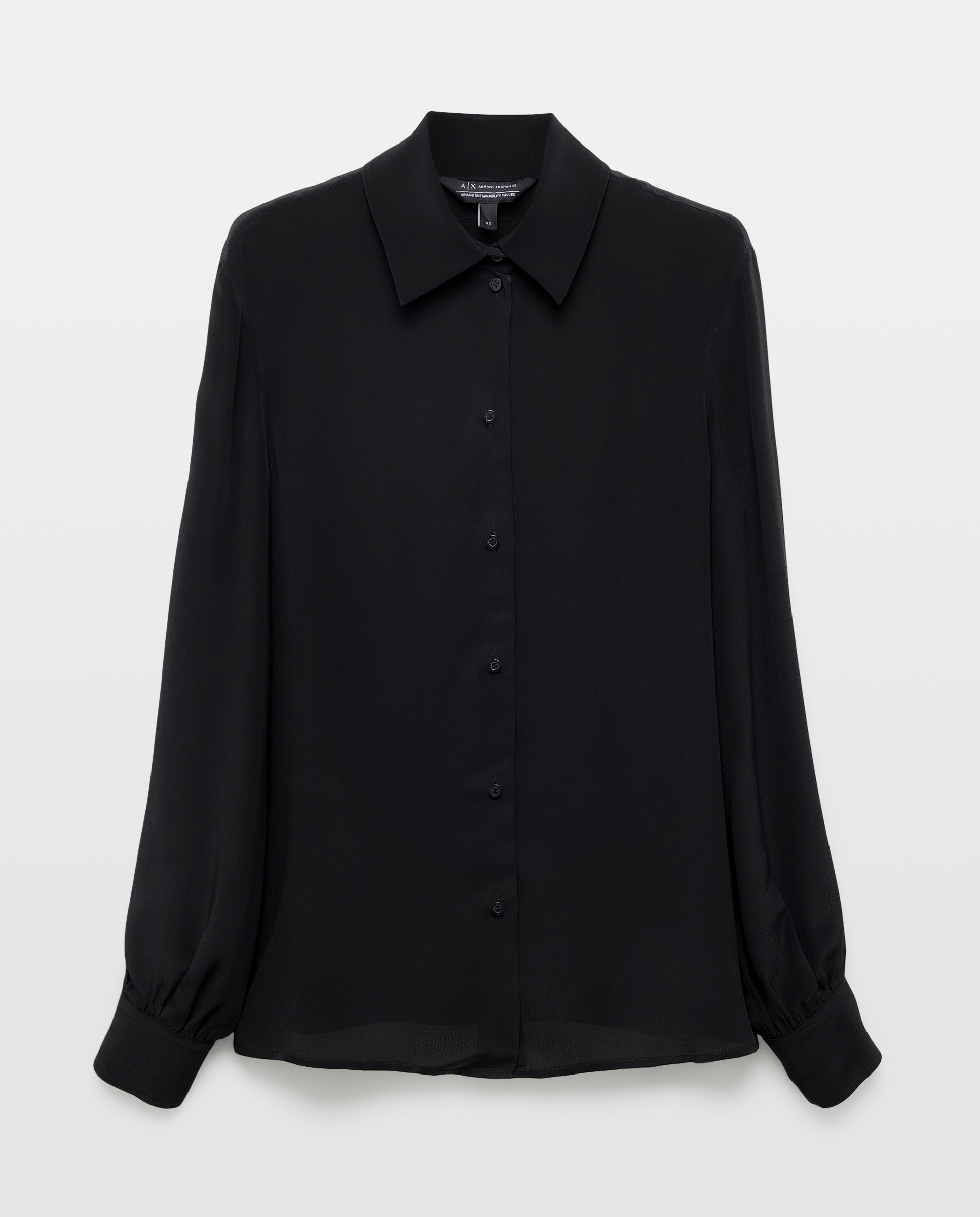 Camisa de Crepe com Top Interior Preto-4