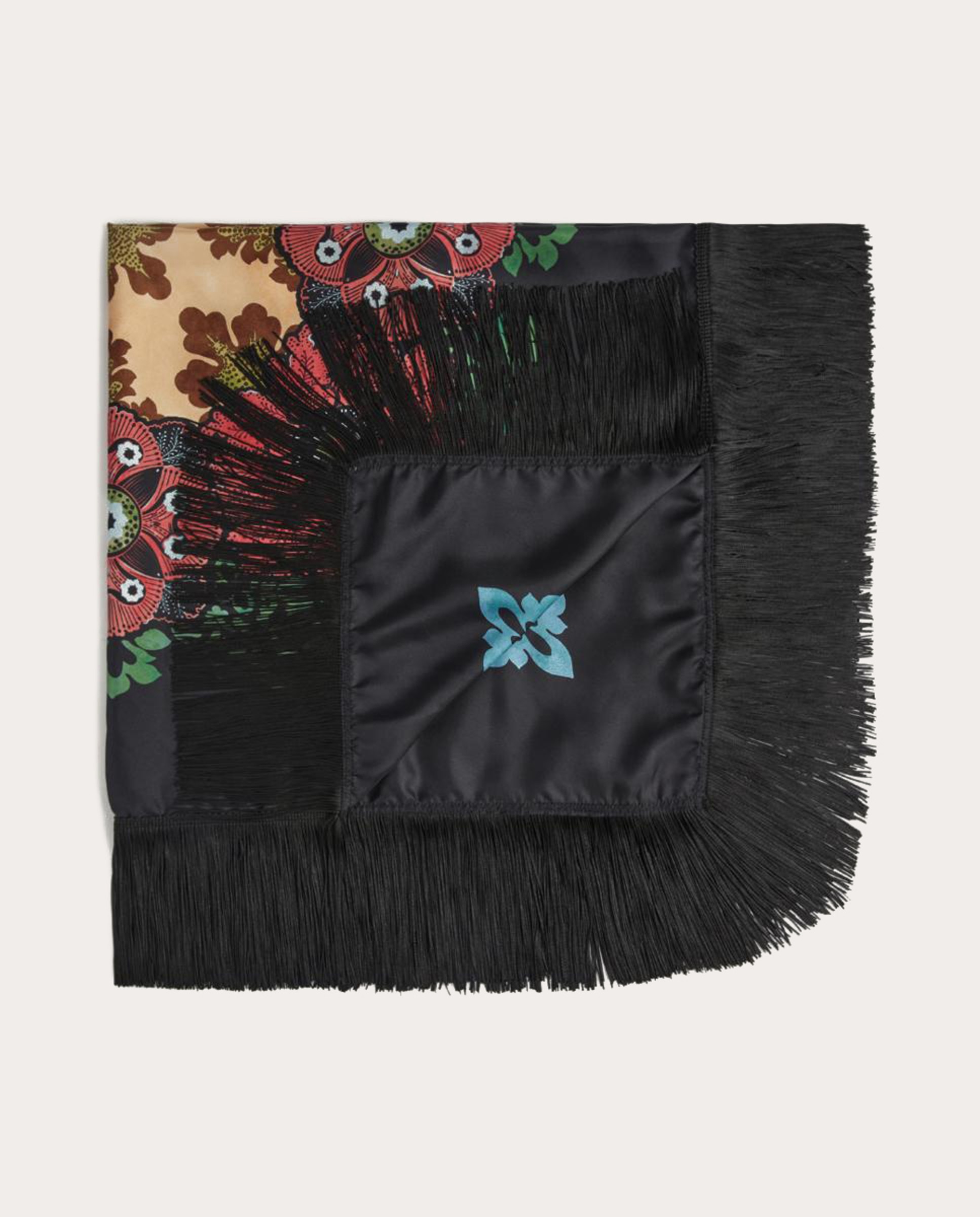 Pañuelo de seda Multicolor-5