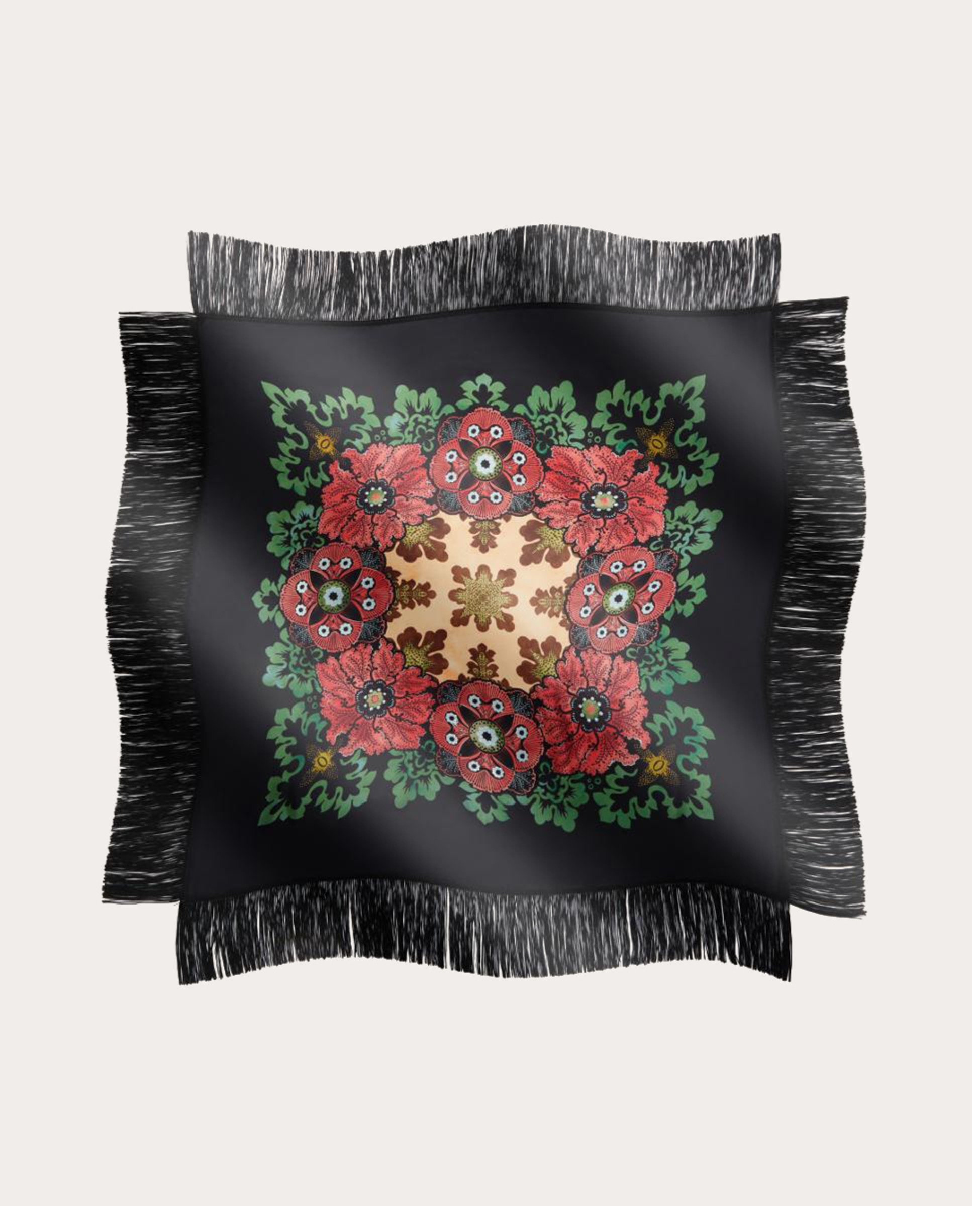 Pañuelo de seda Multicolor-4