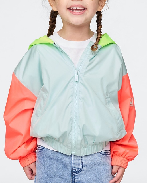 Imagen 0 de Cortavientos con capucha y cremallera fontal