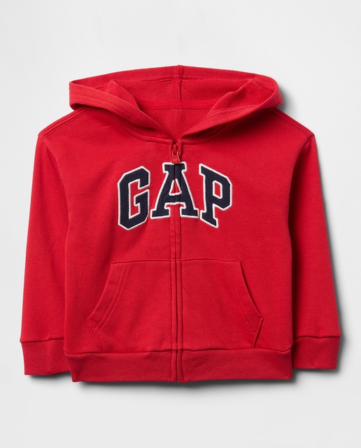 Imagen 0 de Sudadera con capucha y cremallera con logo, bolsillos tipo canguro