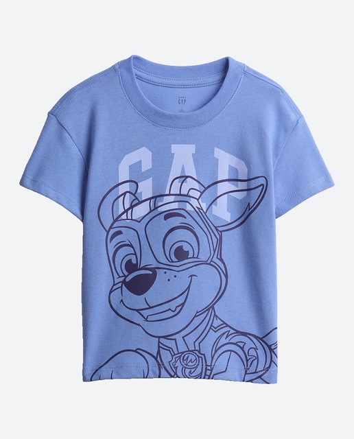 Imagen 0 de Camiseta gráfica suave de mezcla de algodón con cuello redondo y manga corta de bebé