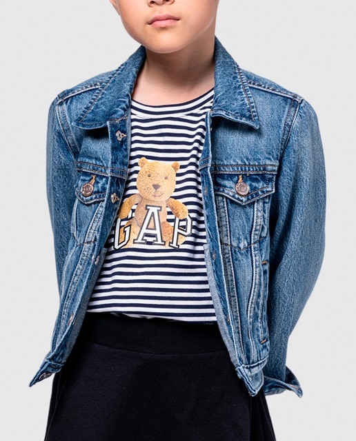 Imagen 0 de Chaqueta de niña vaquera manga larga