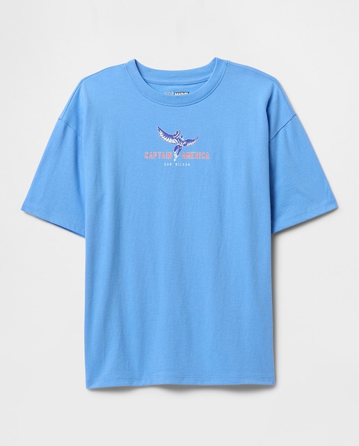 Imagen 0 de Camiseta de manga corta con cuello redondo de niño