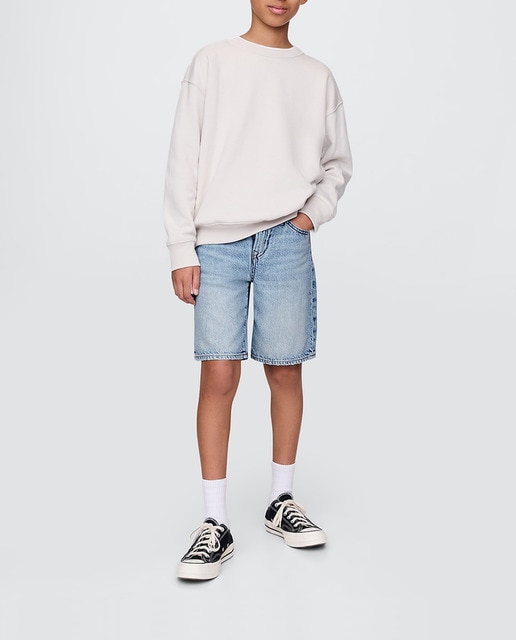 Imagen 0 de Bermudas vaqueros con cremallera de niño