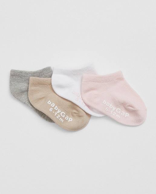 Imagen 0 de Calcetines lisos de niña de punto elástico suave