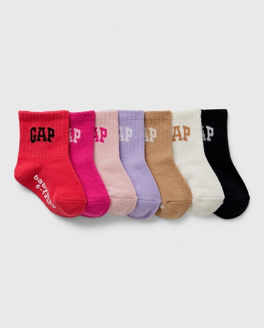 Imagen 0 de Pack de siete pares de calcetines colores bebé niña