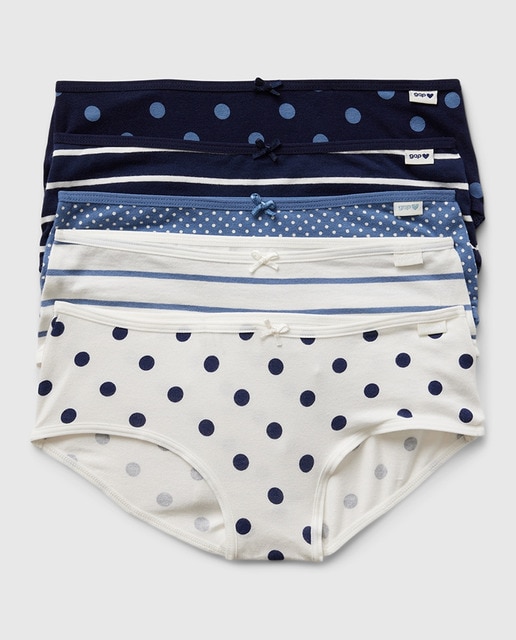 Imagen 0 de Pack de 6 braguitas de niña con estampado