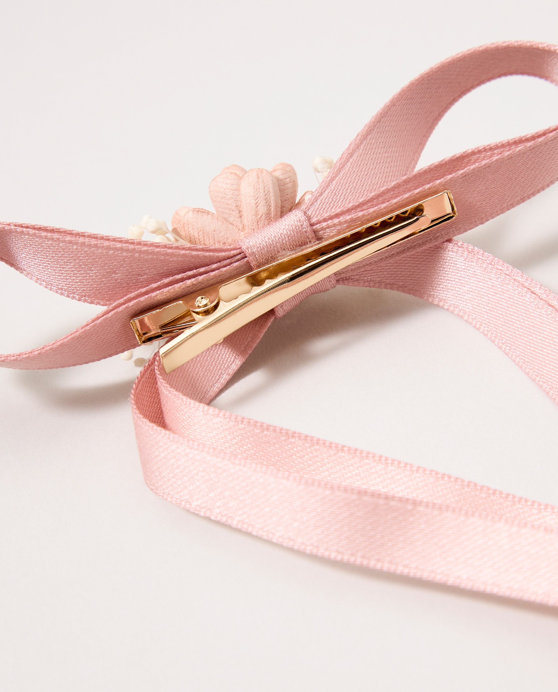 Laço com Flor 220 Rosa Pálido-2