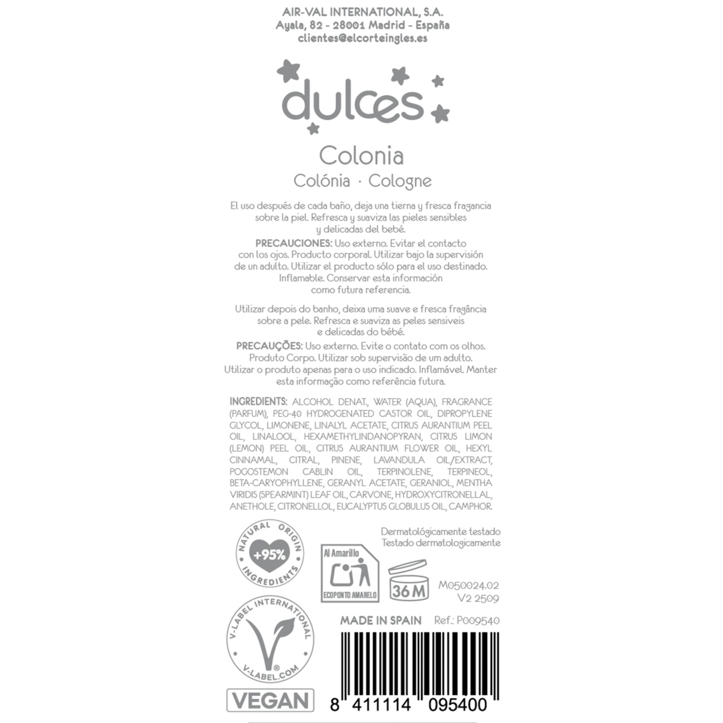 Colonia Dulces (250 ml.) Blanco-2