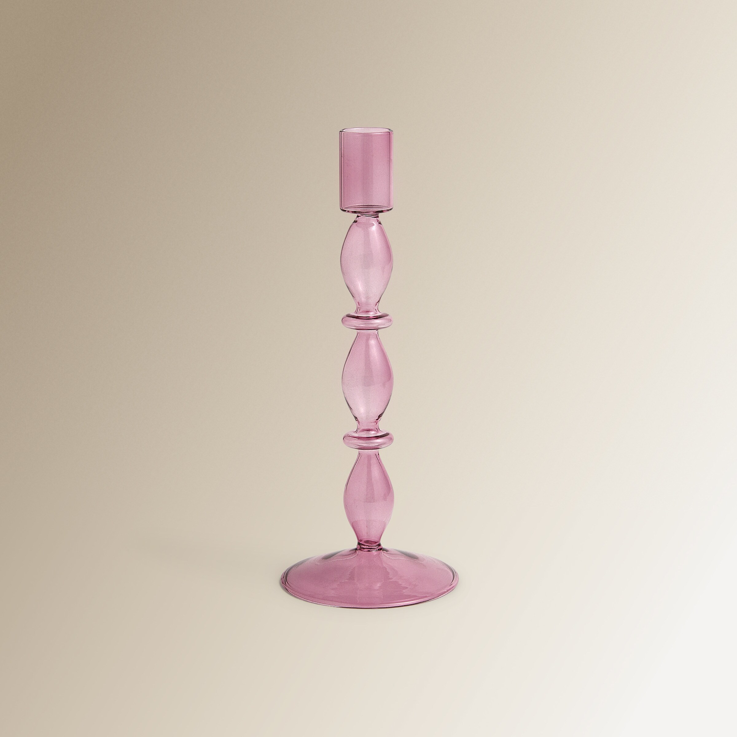 Candelabro de Vidro Fino - Roxo Roxo-3