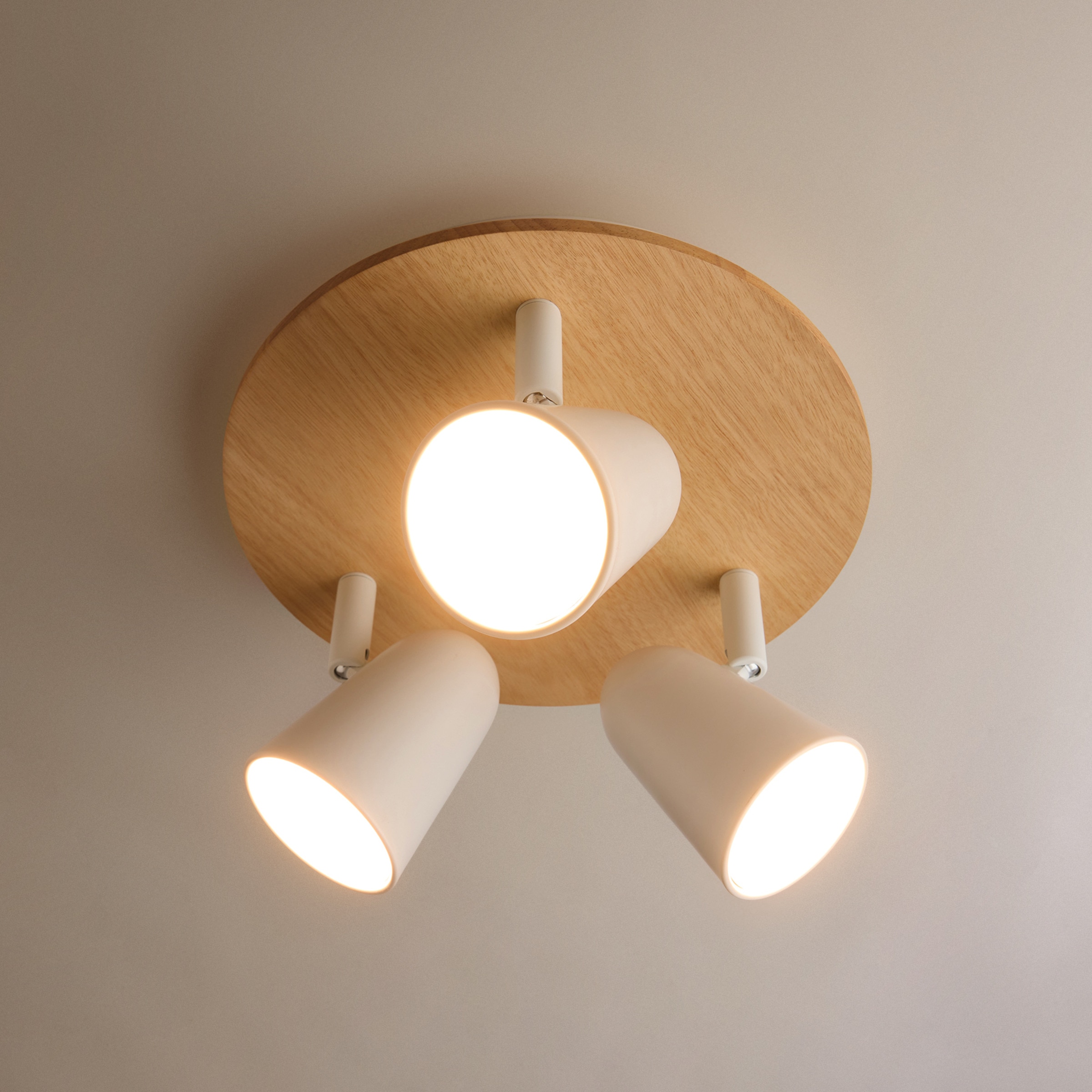 Foco com 3 Luzes LED Integradas Alex Branco-2