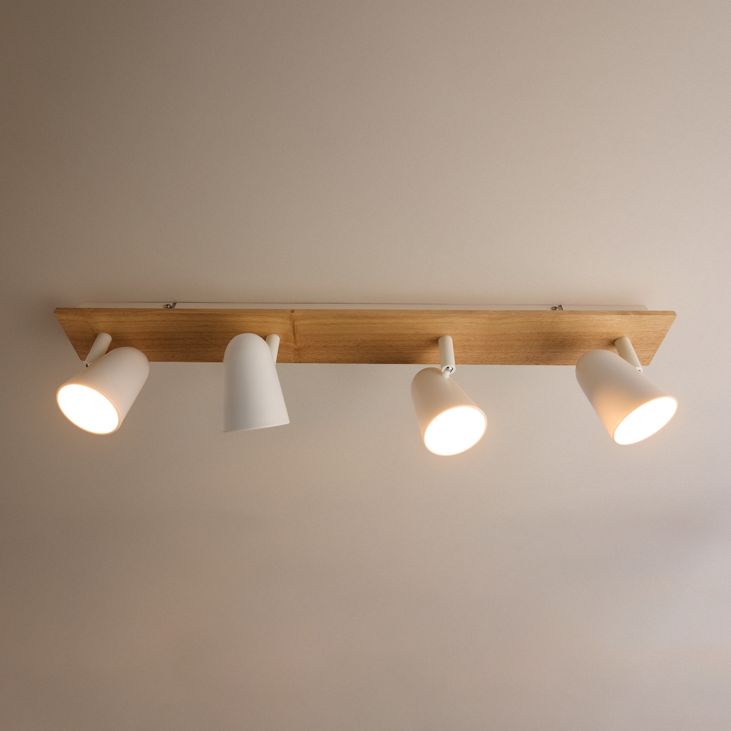 Barra com 4 Luzes LED Integradas Alex Branco-2