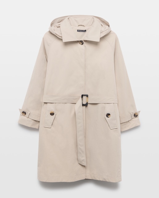 Imagen 0 de Gabardina de mujer lisa