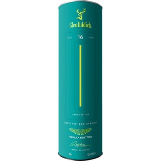 whisky escocés Formula One Team de 16 años botella 70 cl - Glenfiddich