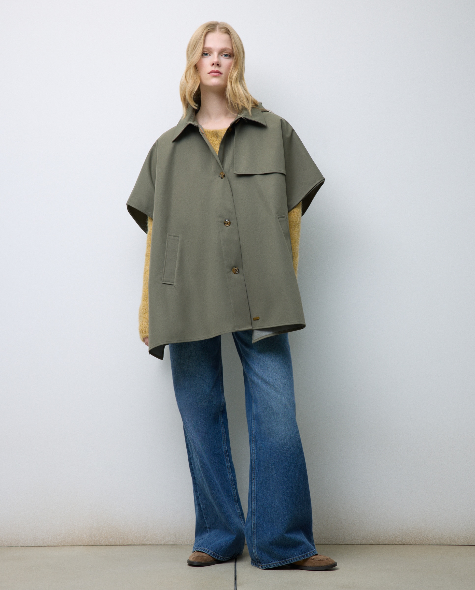 Capa para a Chuva Tipo Canadiana 520 Caqui-1