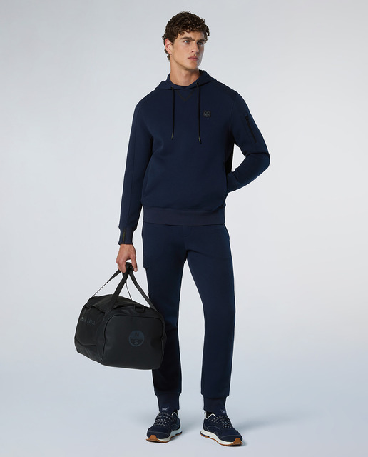 Imagem 0 de Calças Técnicas em Piqué com Bolso Traseiro Impermeável e Logótipo em Relevo.