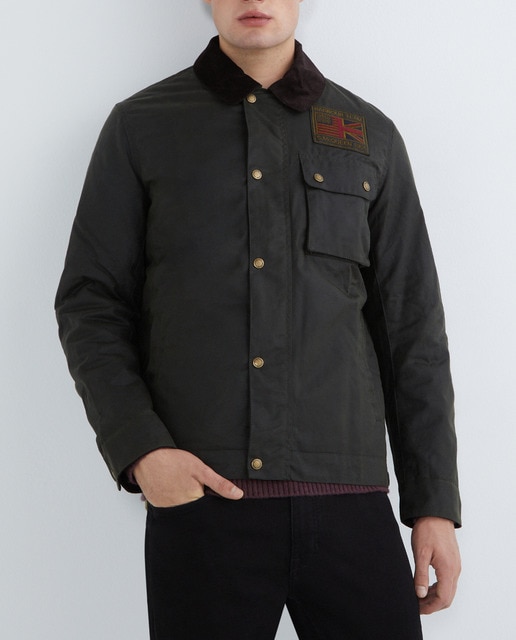 Imagen 0 de Chaqueta de hombre con cierre de cremallera y bolsillo en el pecho