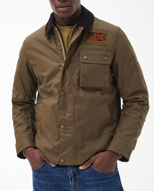 Imagen 0 de Chaqueta de hombre con cierre de cremallera y bolsillo en el pecho