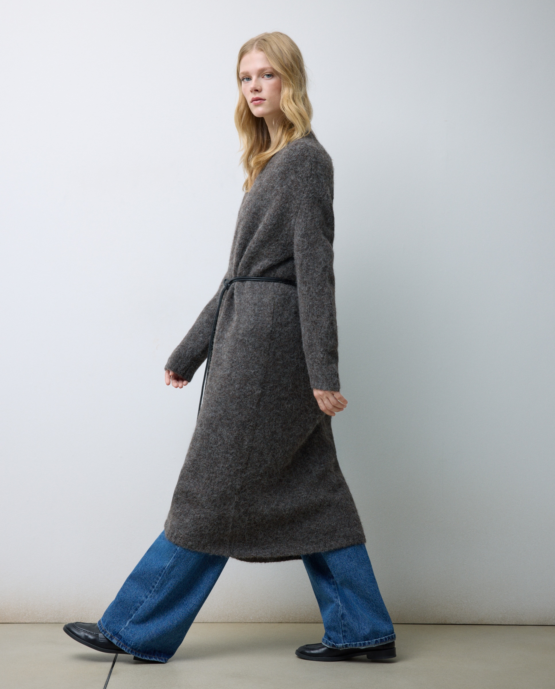 Casaco Maxi Castanho-2