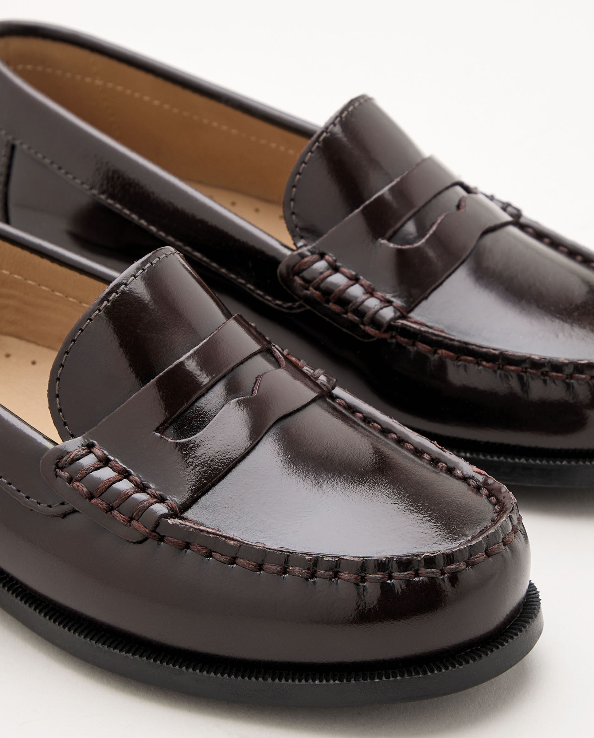 Mocassins em Pele Florantik Bordeaux-5