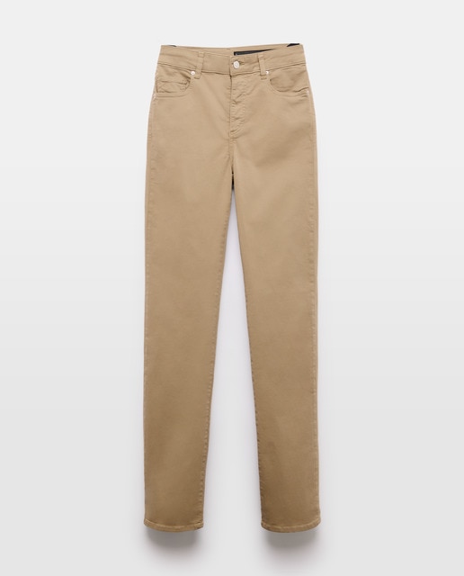 Imagen 0 de Pantalón de 5 bolsillos de mujer J08 recto de tiro medio alto