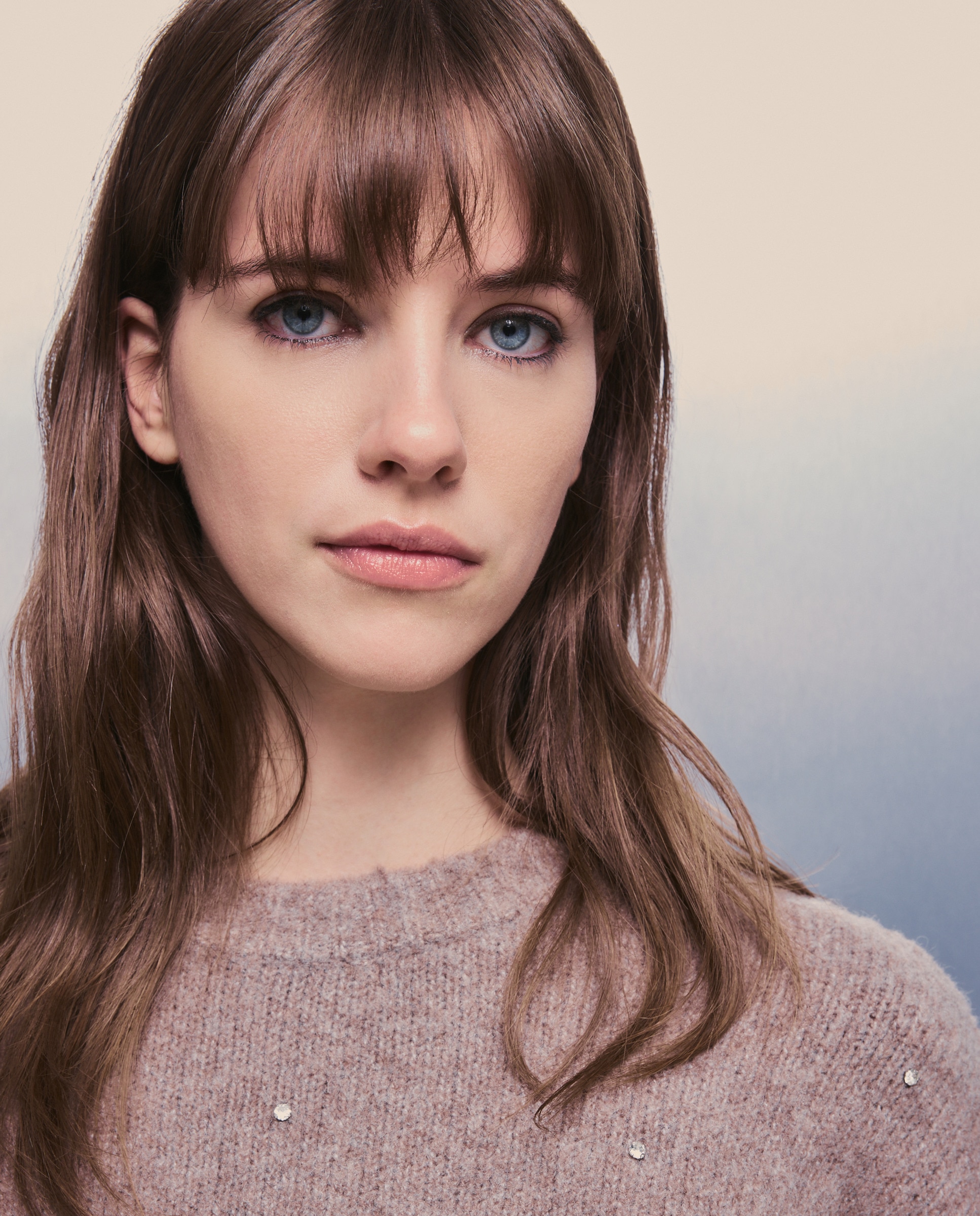 Camisola de Malha com Pedras Castanho-2