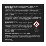 Dark Temptation toiletry bag with deodorant spray 150 ml + eau de toilette spray 100 ml