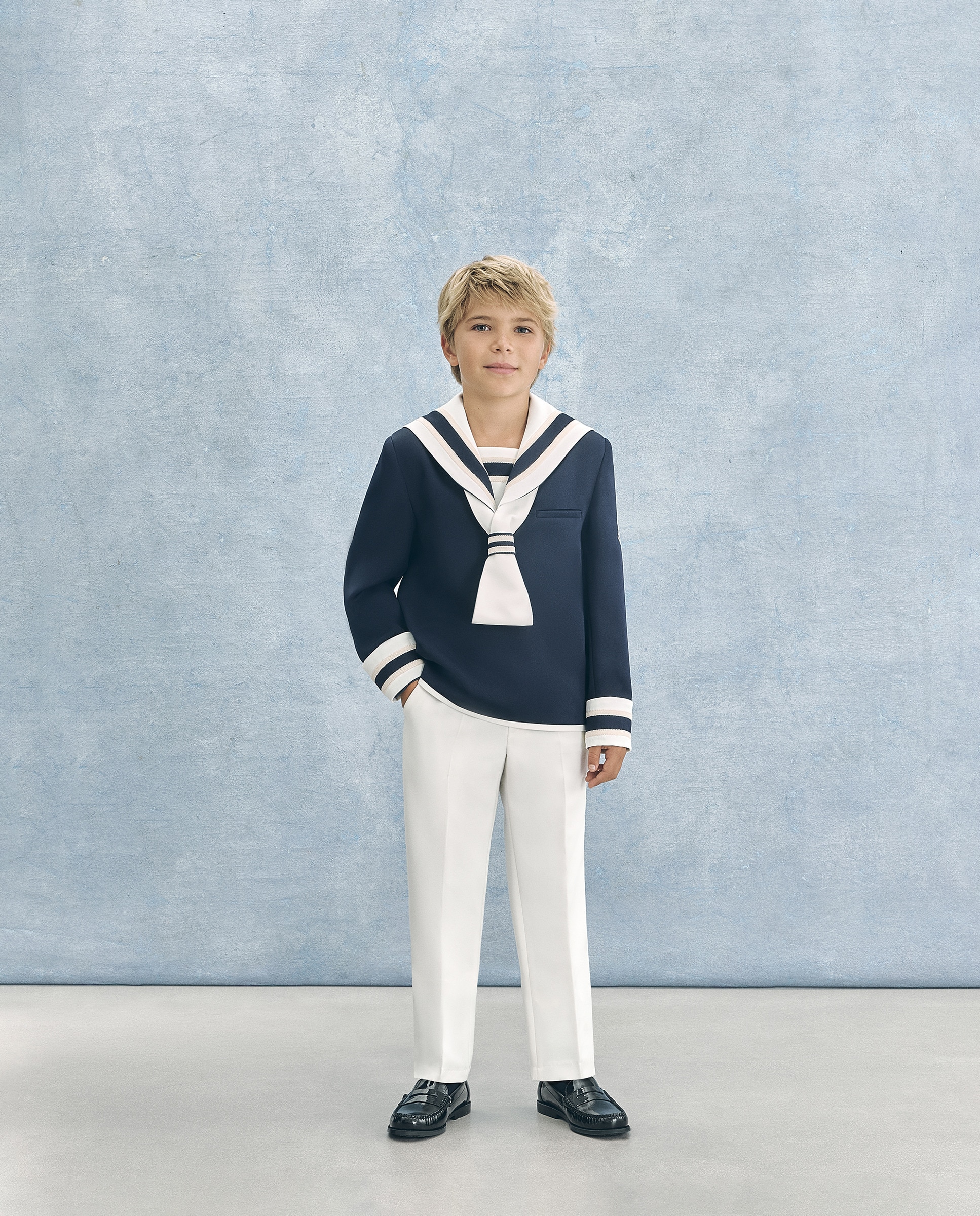 Fato Tipo Marinheiro Clássico Combinado Dione Multicolor-4