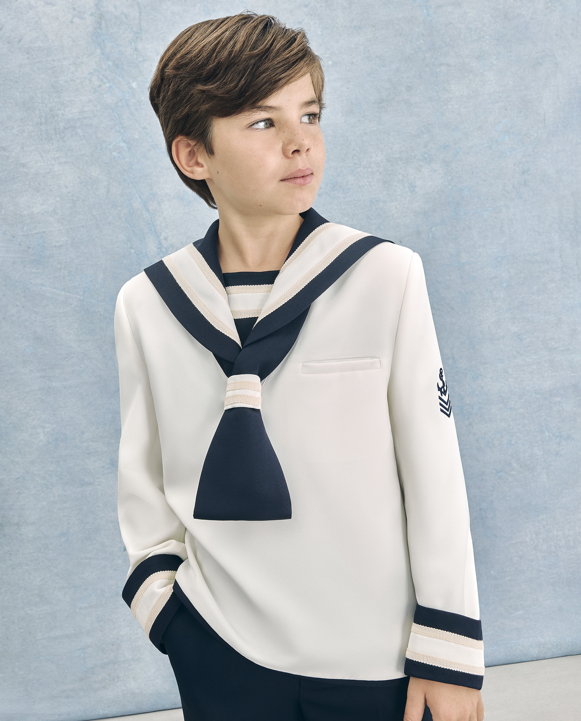 Fato Tipo Marinheiro Clássico Combinado Ceres Multicolor-2