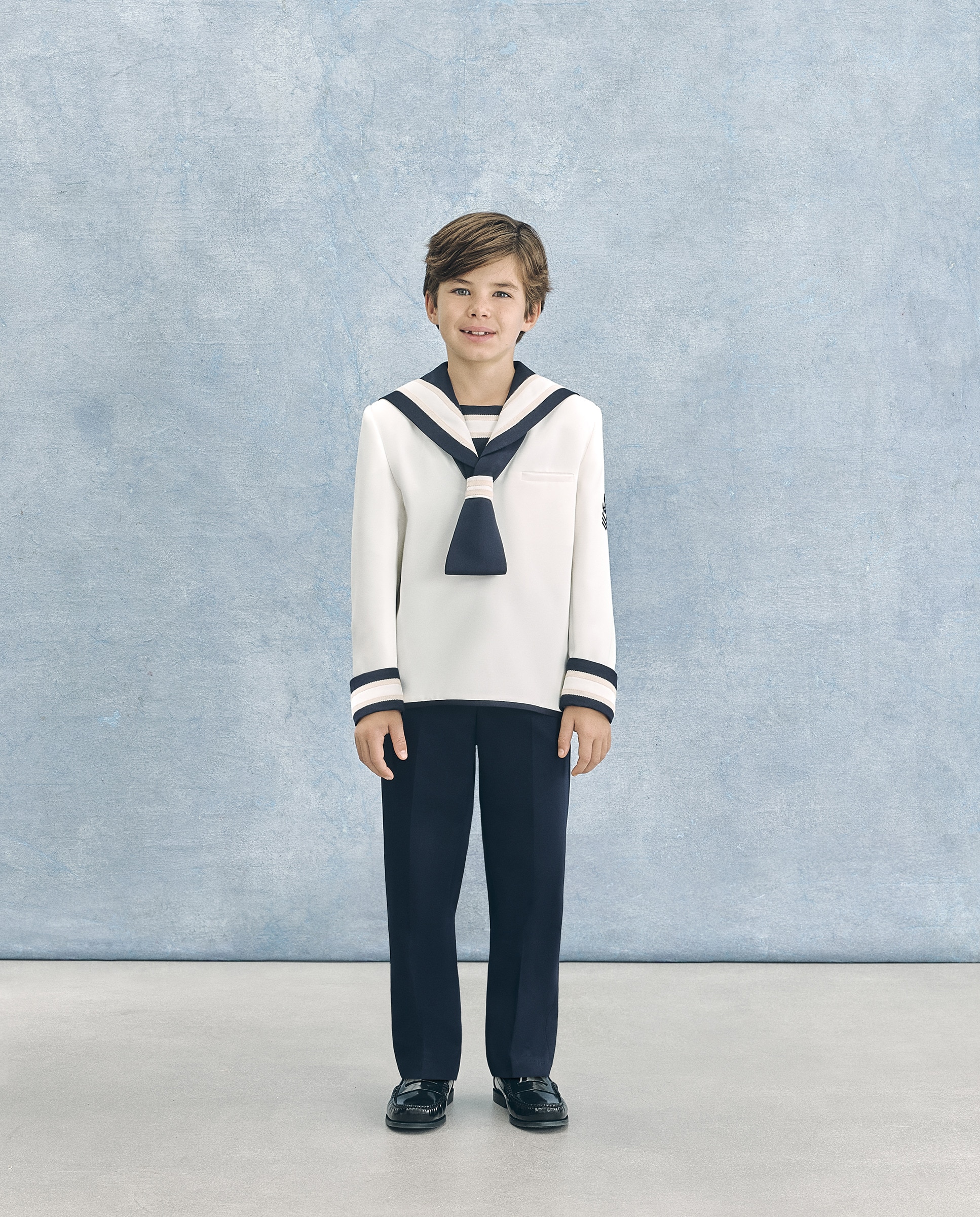 Fato Tipo Marinheiro Clássico Combinado Ceres Multicolor-4