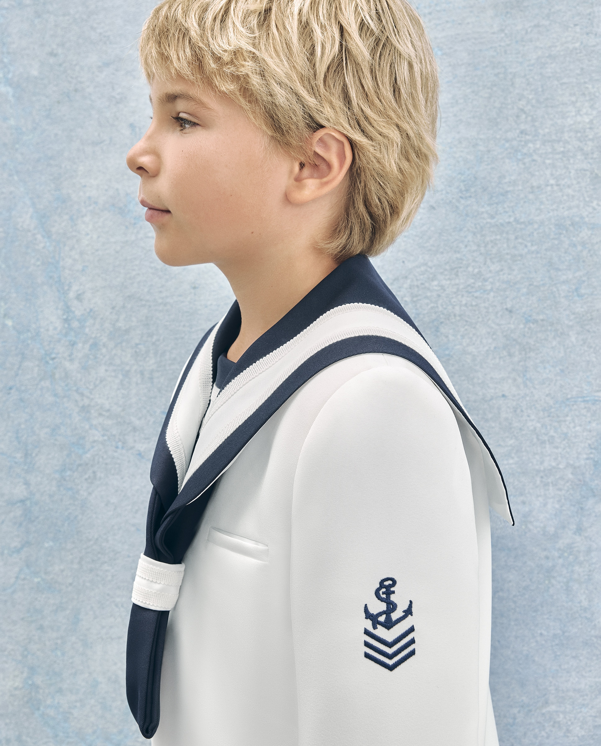 Fato Tipo Marinheiro Clássico Eris Branco-2