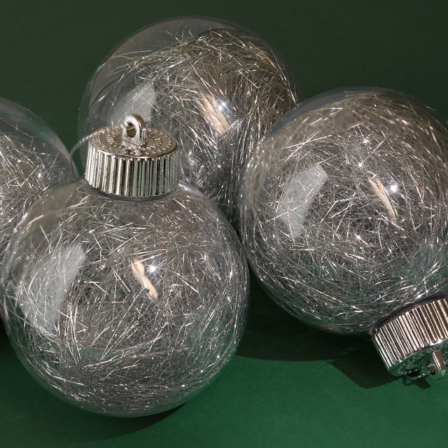 Imagen 0 de Set de 4 bolas Espumillón Navidad