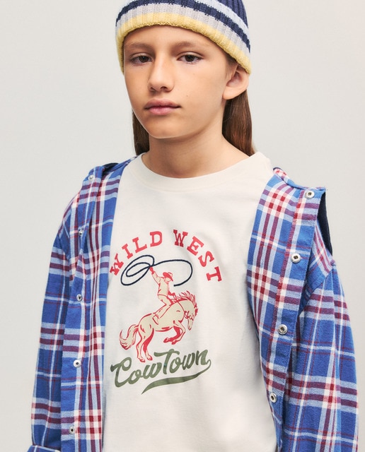 Imagem 0 de Camisola de Manga Comprida Chain Stitching