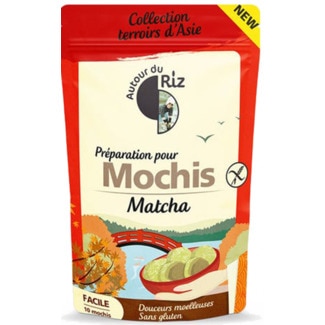 Mistura Mochi Matcha embalagem 200 g - Autour Du Riz